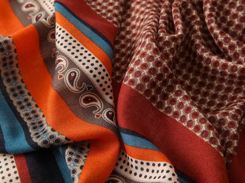 Printed Cotton Scarf for Women
