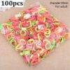 100Pcs Colorful A