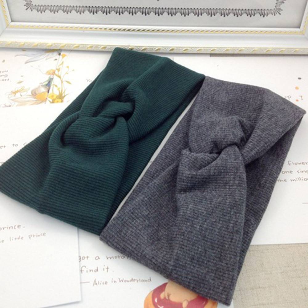 Women's Solid Color Cotton Headband