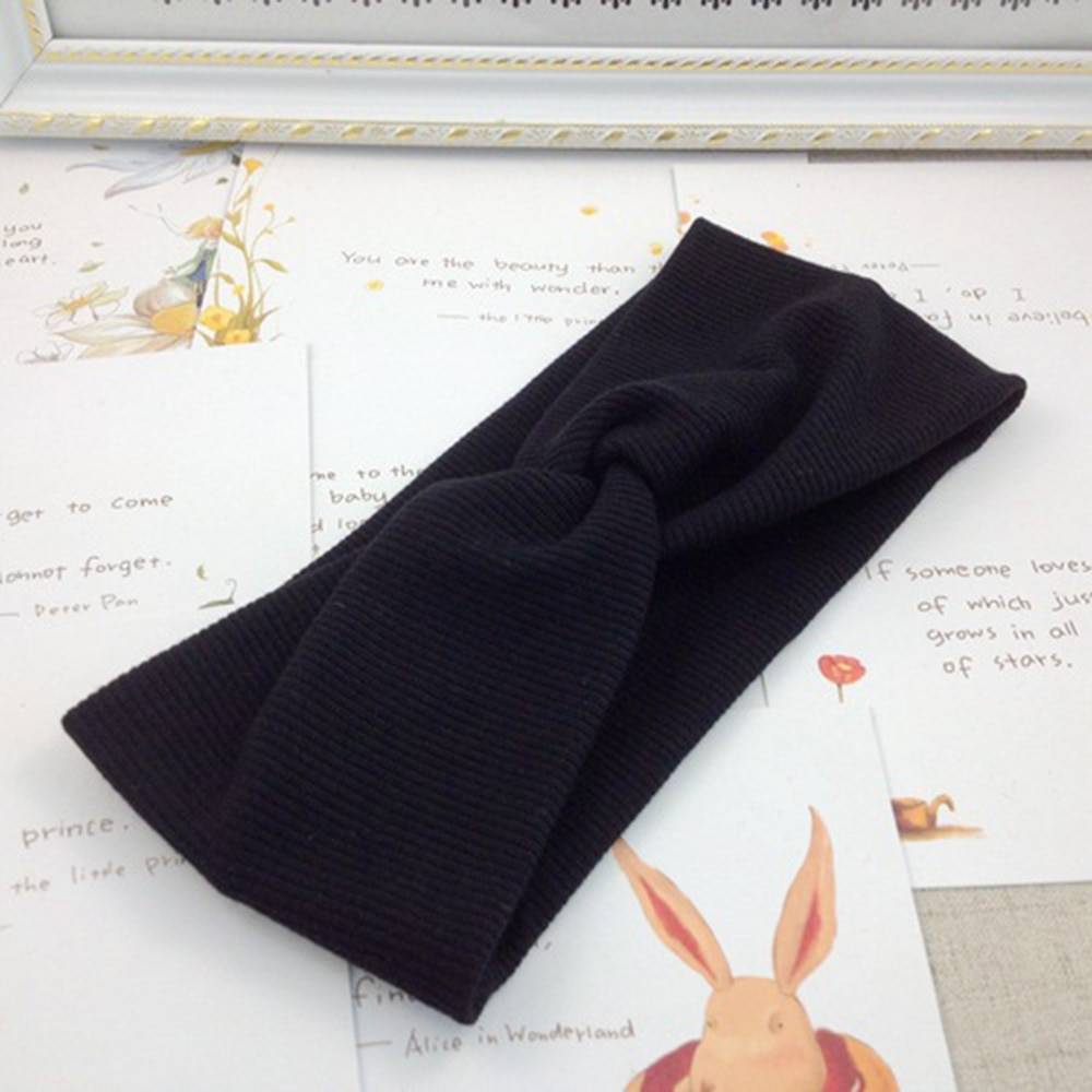 Women's Solid Color Cotton Headband