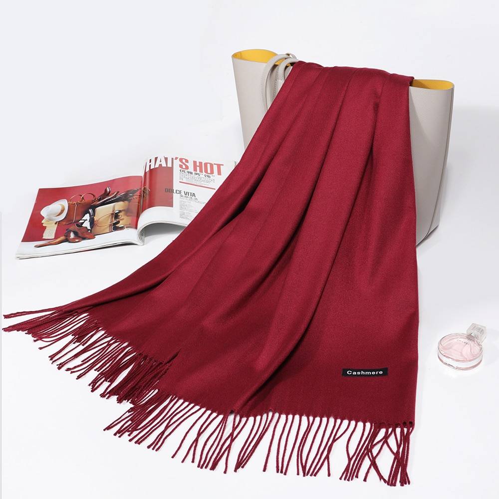 Solid Cashmere Women's Scarf