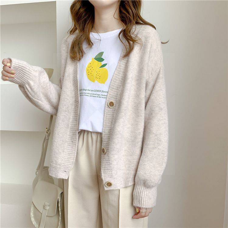 Women's Pastel Color Cardigan