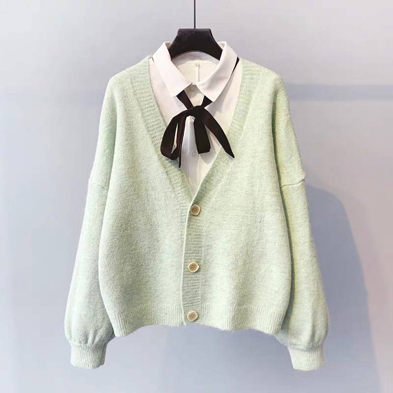 Women's Pastel Color Cardigan