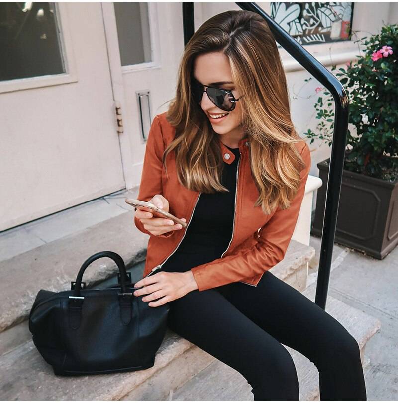 Women's Autumn Fashion Leather Jackets