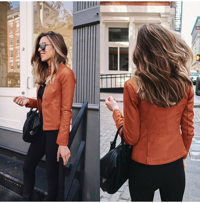 Women's Autumn Fashion Leather Jackets