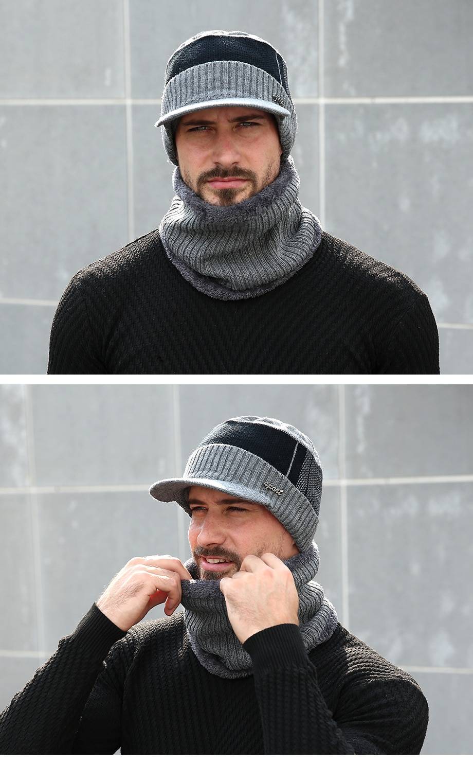 Men's Knitted Winter Cap