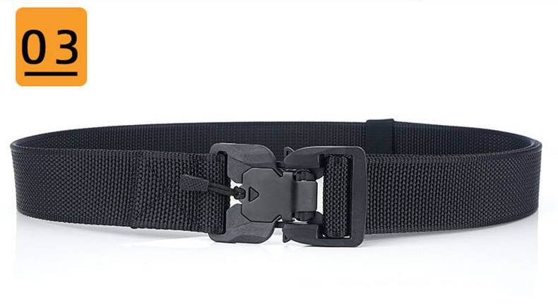 Military Tactical Magnetic Buckle Belt for Men