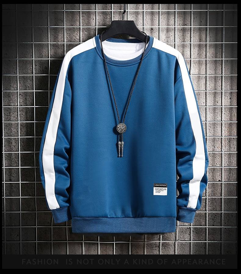 Men's Basic Long Sleeve Sweatshirt