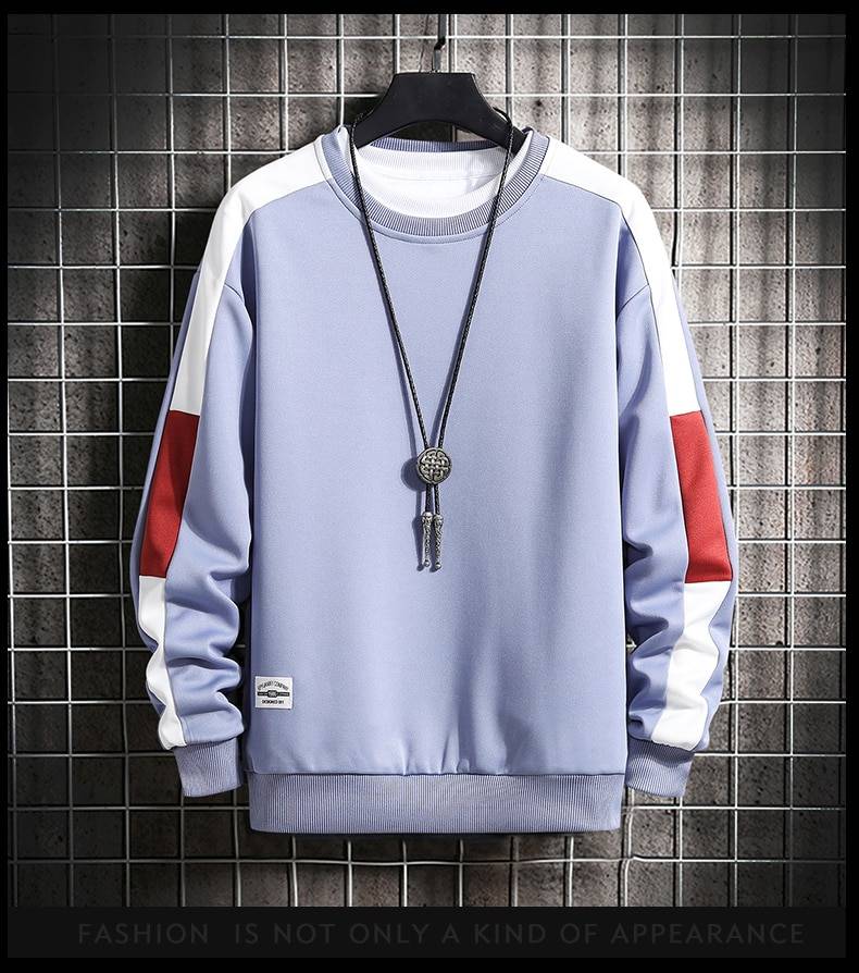 Men's Basic Long Sleeve Sweatshirt