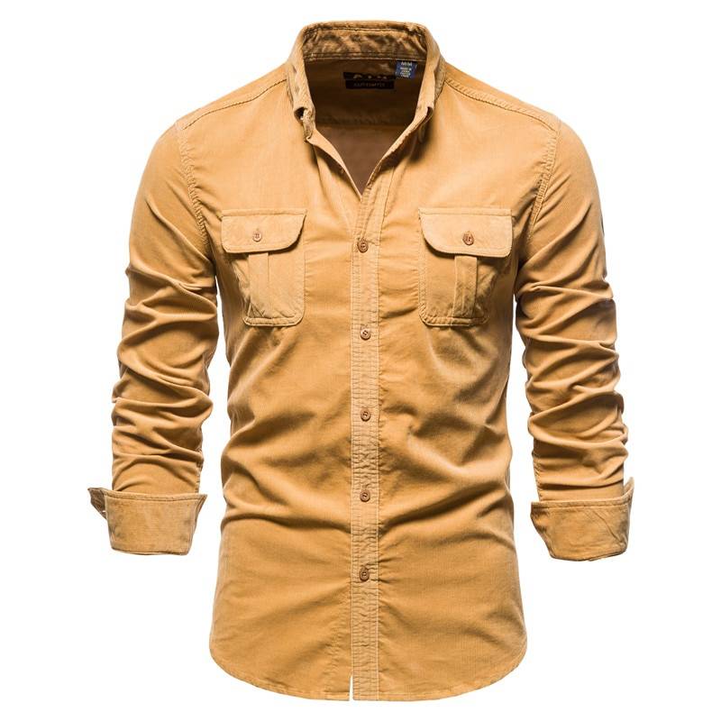 Men's Casual Velour Shirt