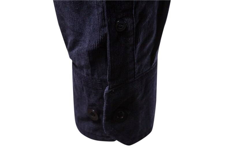 Men's Casual Velour Shirt