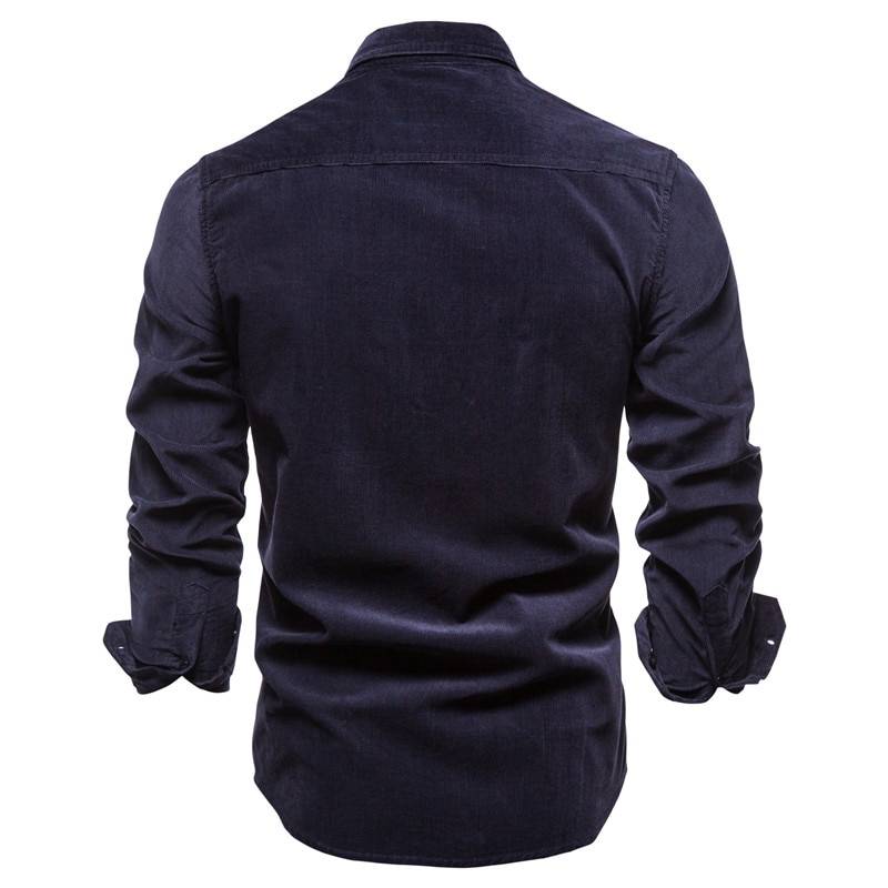 Men's Casual Velour Shirt