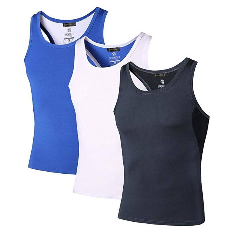 Men's Sport Tank Top 3 Pcs Set