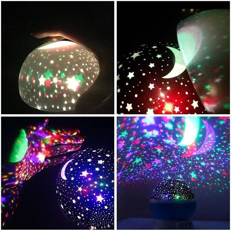 LED Starry Sky Rotating Night Light