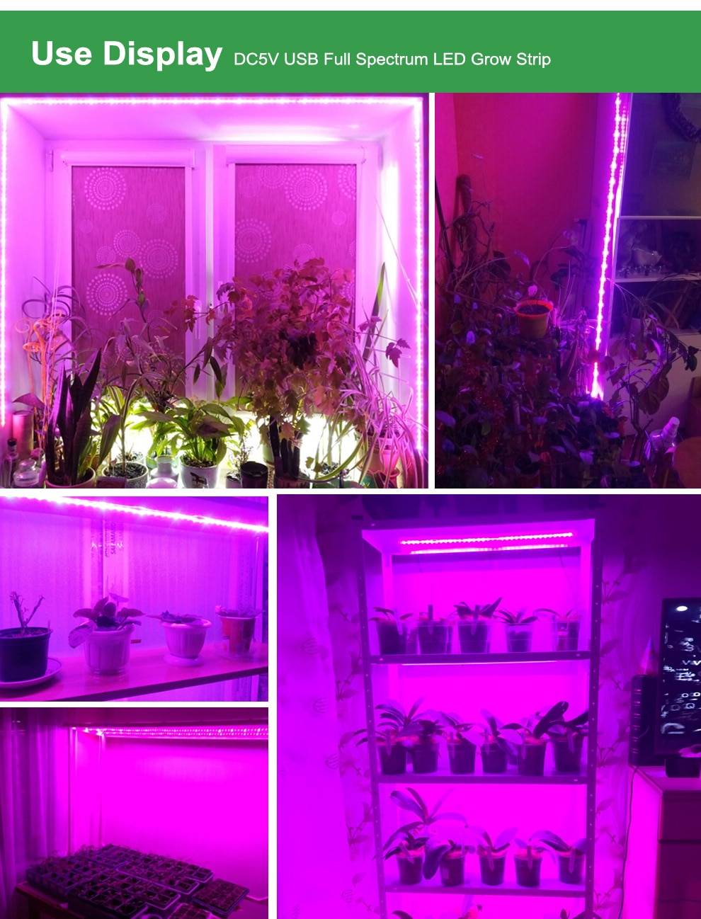 Hydroponics LED Strip Light