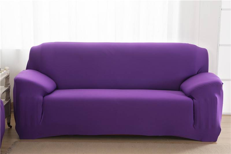 Solid Color Elastic Sofa Cover