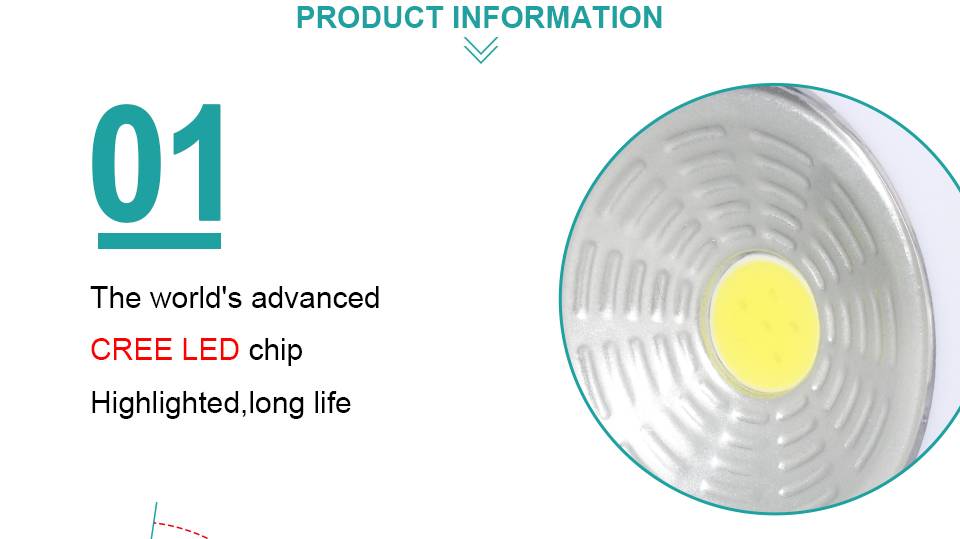 COB LED Under Cabinet Light with Switch