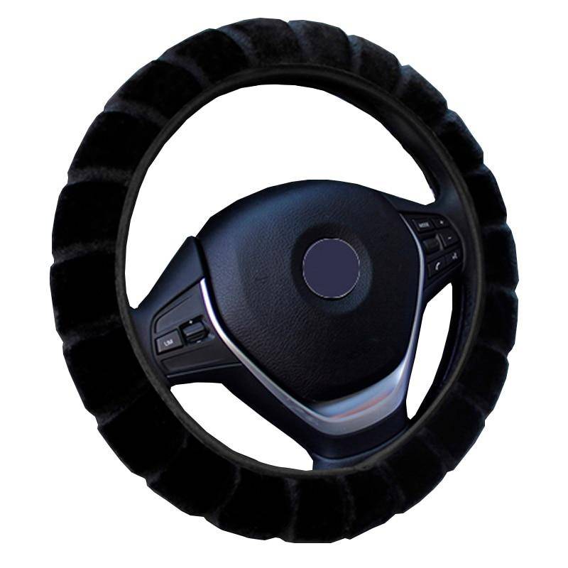 Wool Plush Car Steering Wheel Cover