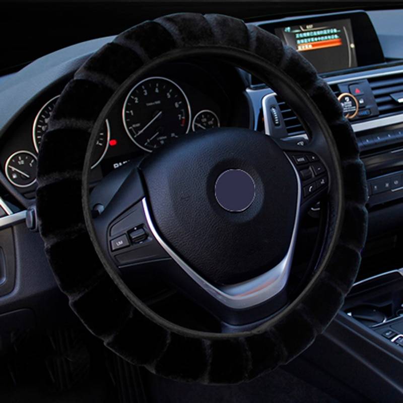 Wool Plush Car Steering Wheel Cover