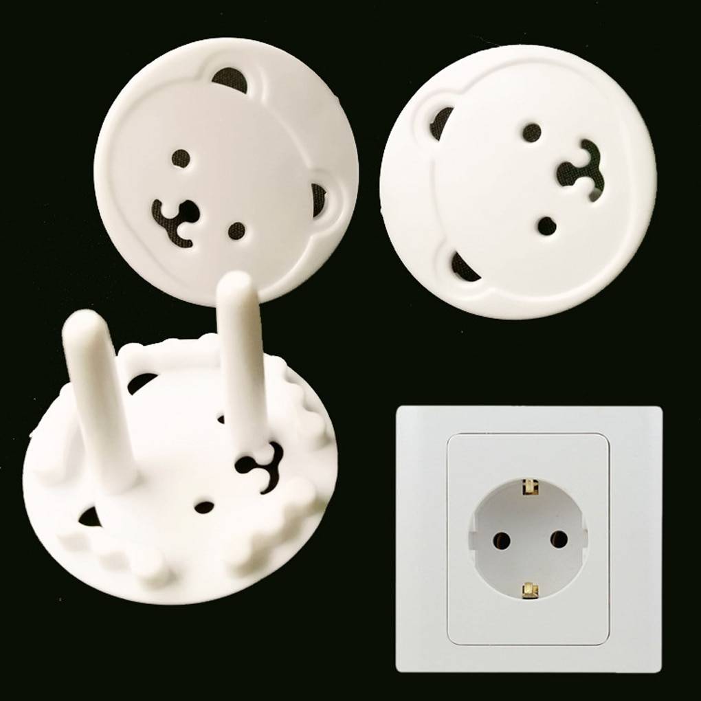 Cartoon EU Power Socket Safety Plugs Set