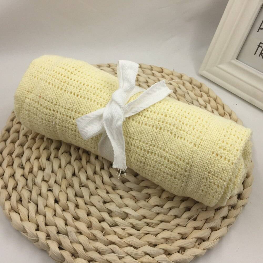 Super Soft Knitted Cotton Blanket for Babies