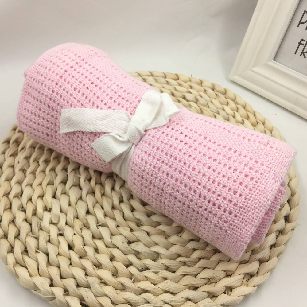 Super Soft Knitted Cotton Blanket for Babies