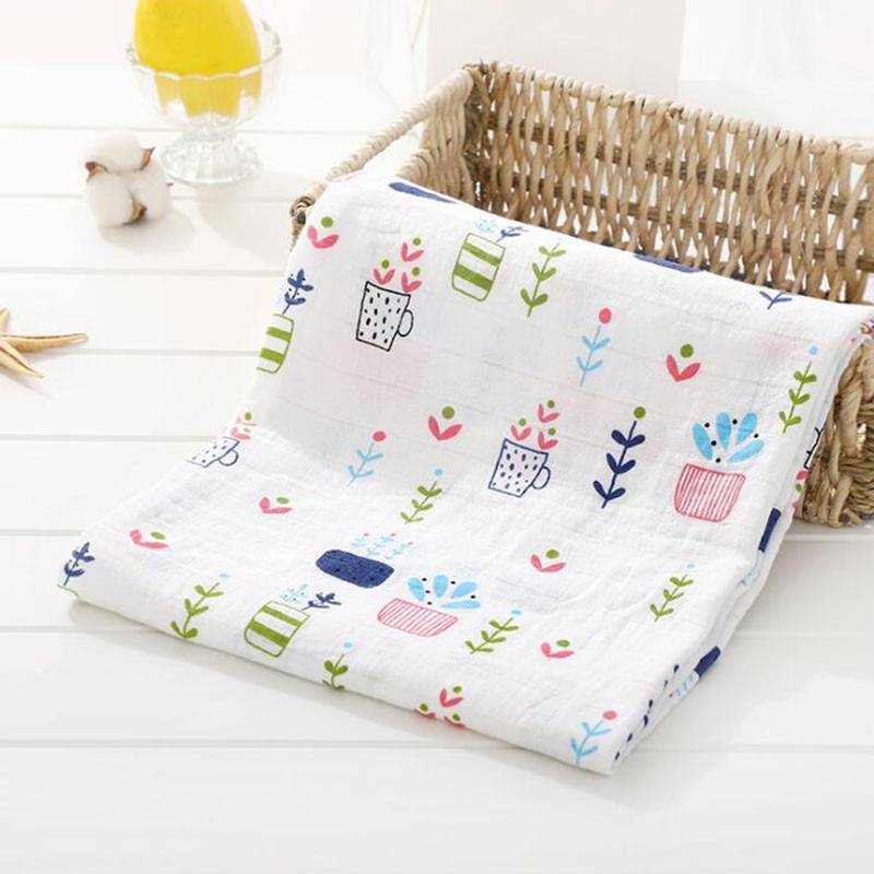 Animals Forests Fruits Printed Baby Muslin Blanket