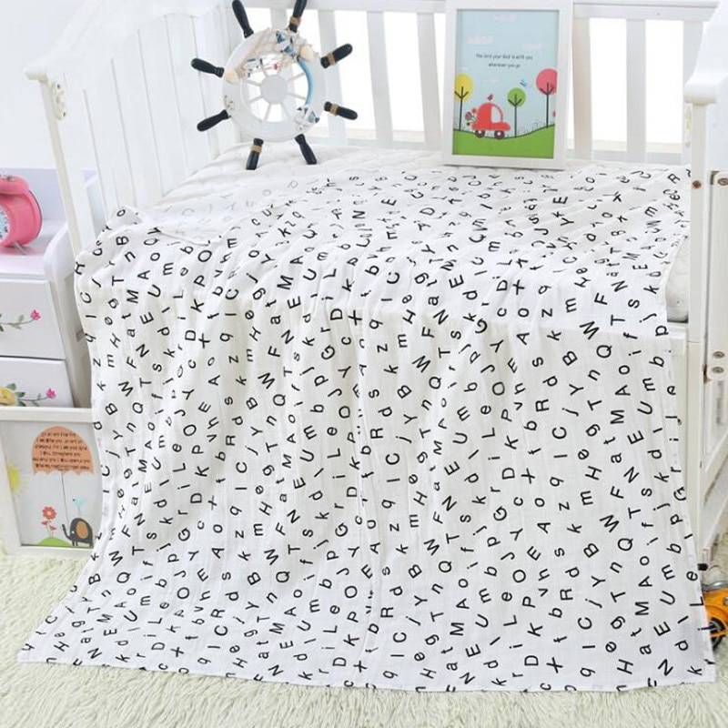 Animals Forests Fruits Printed Baby Muslin Blanket