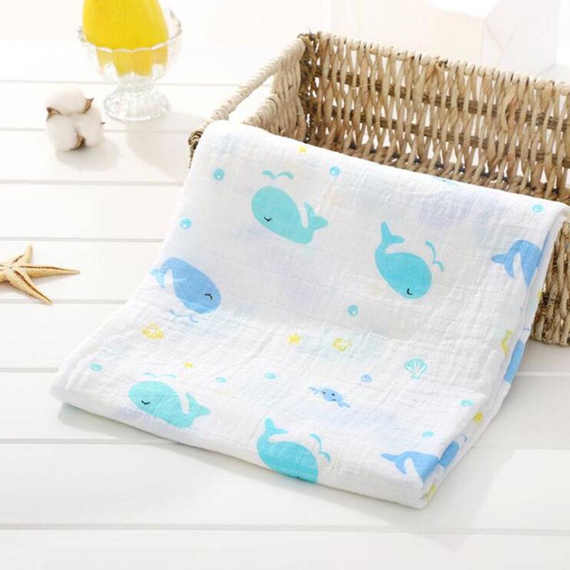 Animals Forests Fruits Printed Baby Muslin Blanket