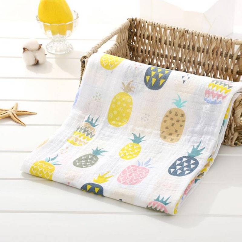 Animals Forests Fruits Printed Baby Muslin Blanket