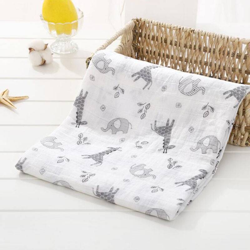 Animals Forests Fruits Printed Baby Muslin Blanket