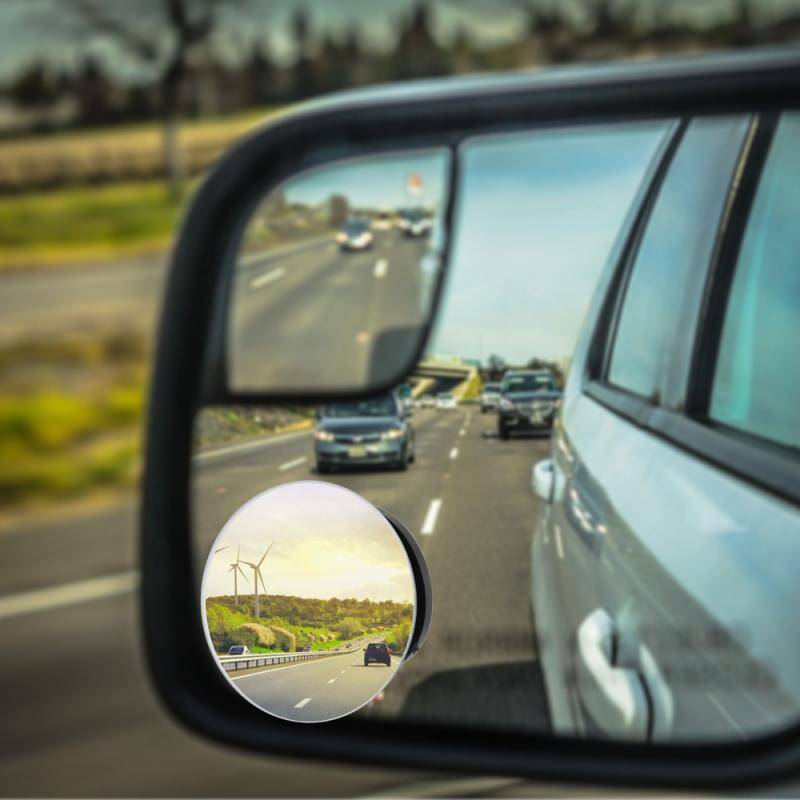 Universal Round Convex Blind Spot Mirror