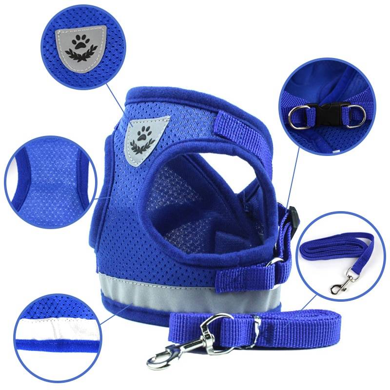 Pet's Adjustable Reflective Harness