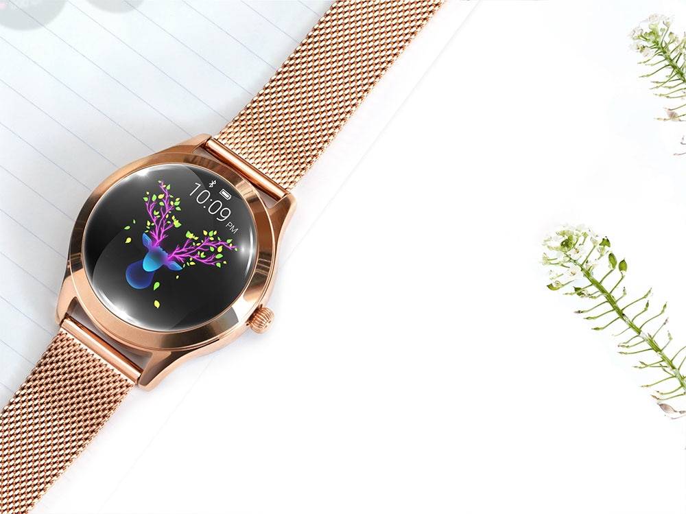 Pink Butterfly Women’s Smart Watch