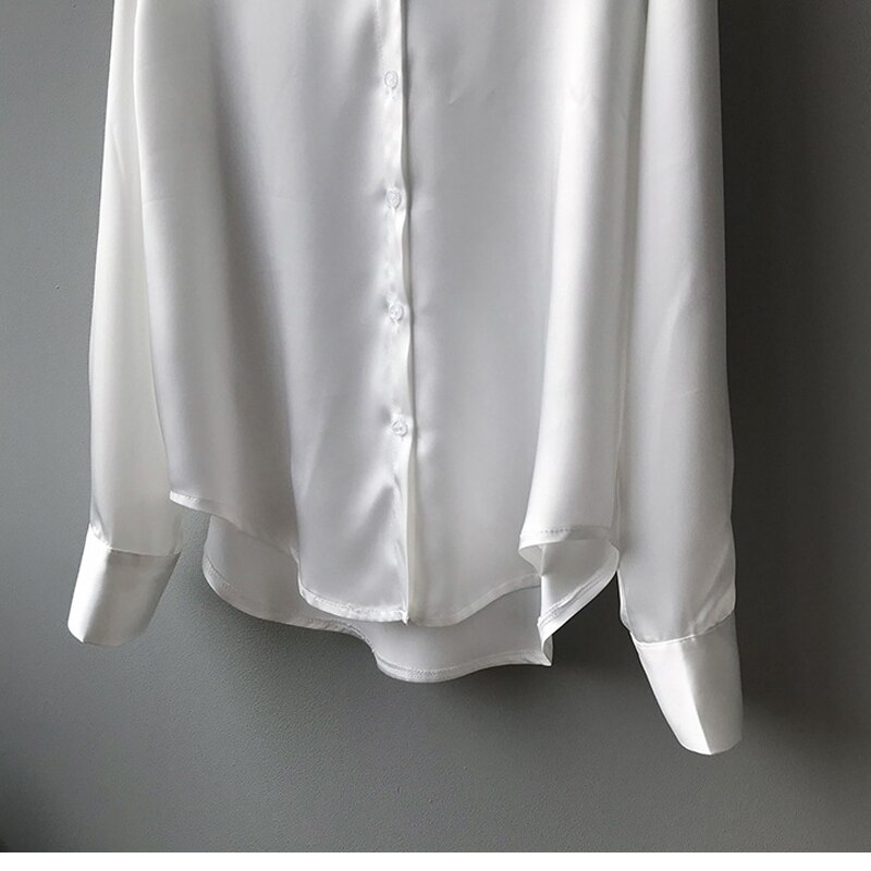 Button Up Elegant Silk Shirt