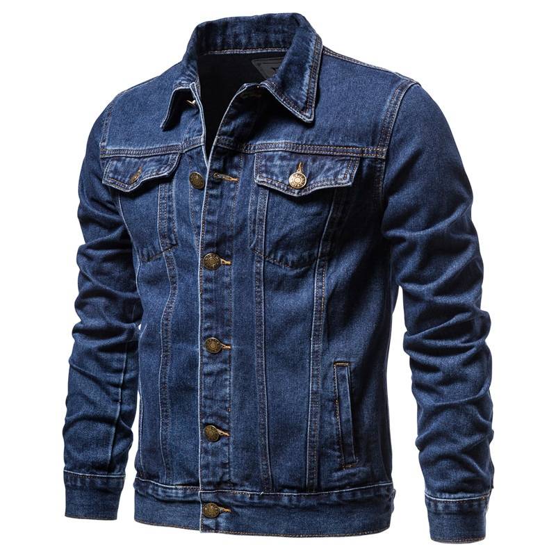 Men's Single Breasted Cotton Jacket