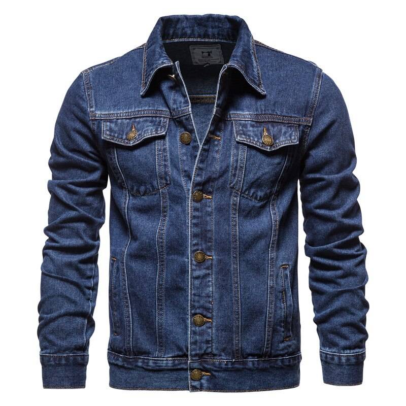 Men's Single Breasted Cotton Jacket