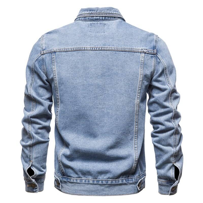 Men's Single Breasted Cotton Jacket