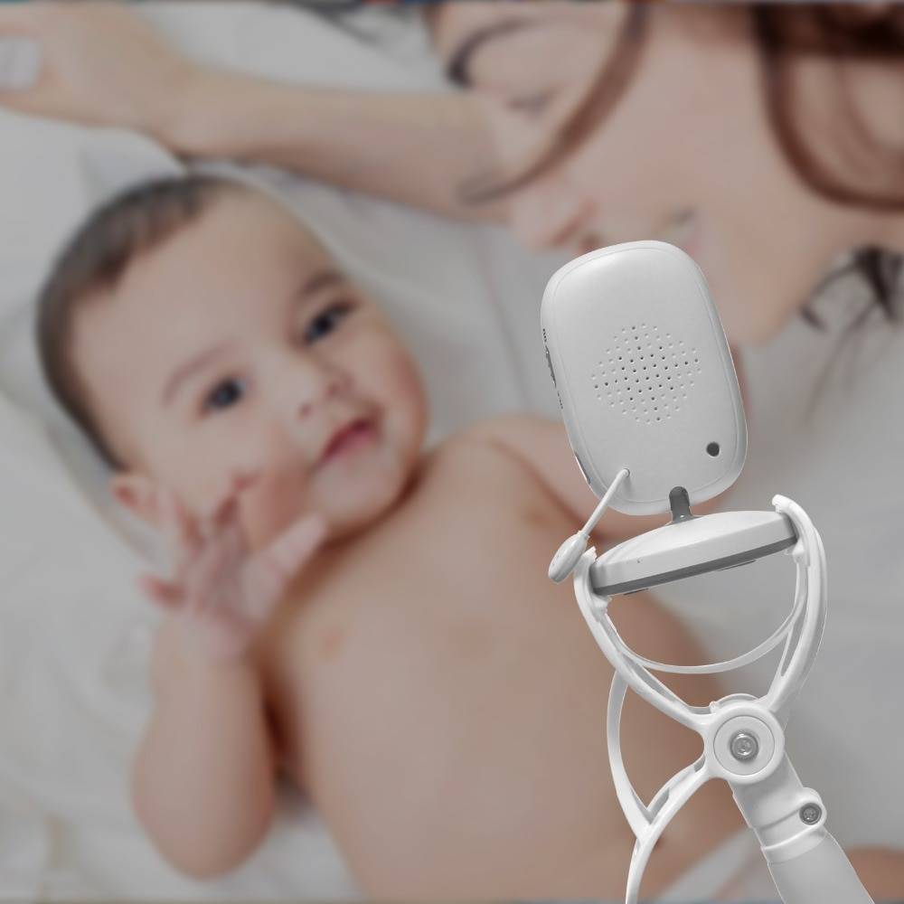 Portable Wired White Plastic Baby Camera